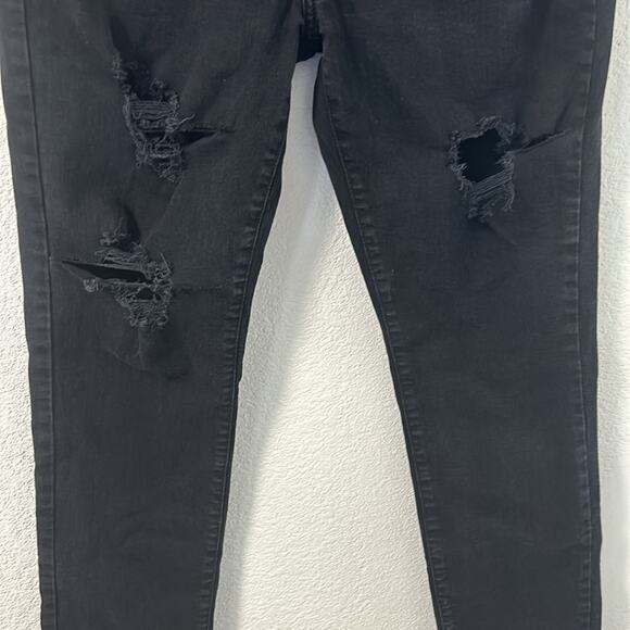 GUESS Modern Halsted Fit Mens Black Jeans - Picture 4 of 13